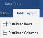 Distribute Column